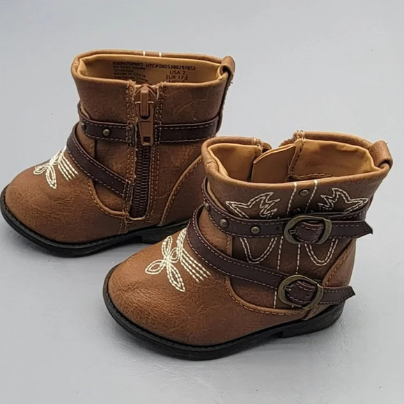 Garanimals Baby Girl's Western Boot Size 2 - Picture 4 of 10